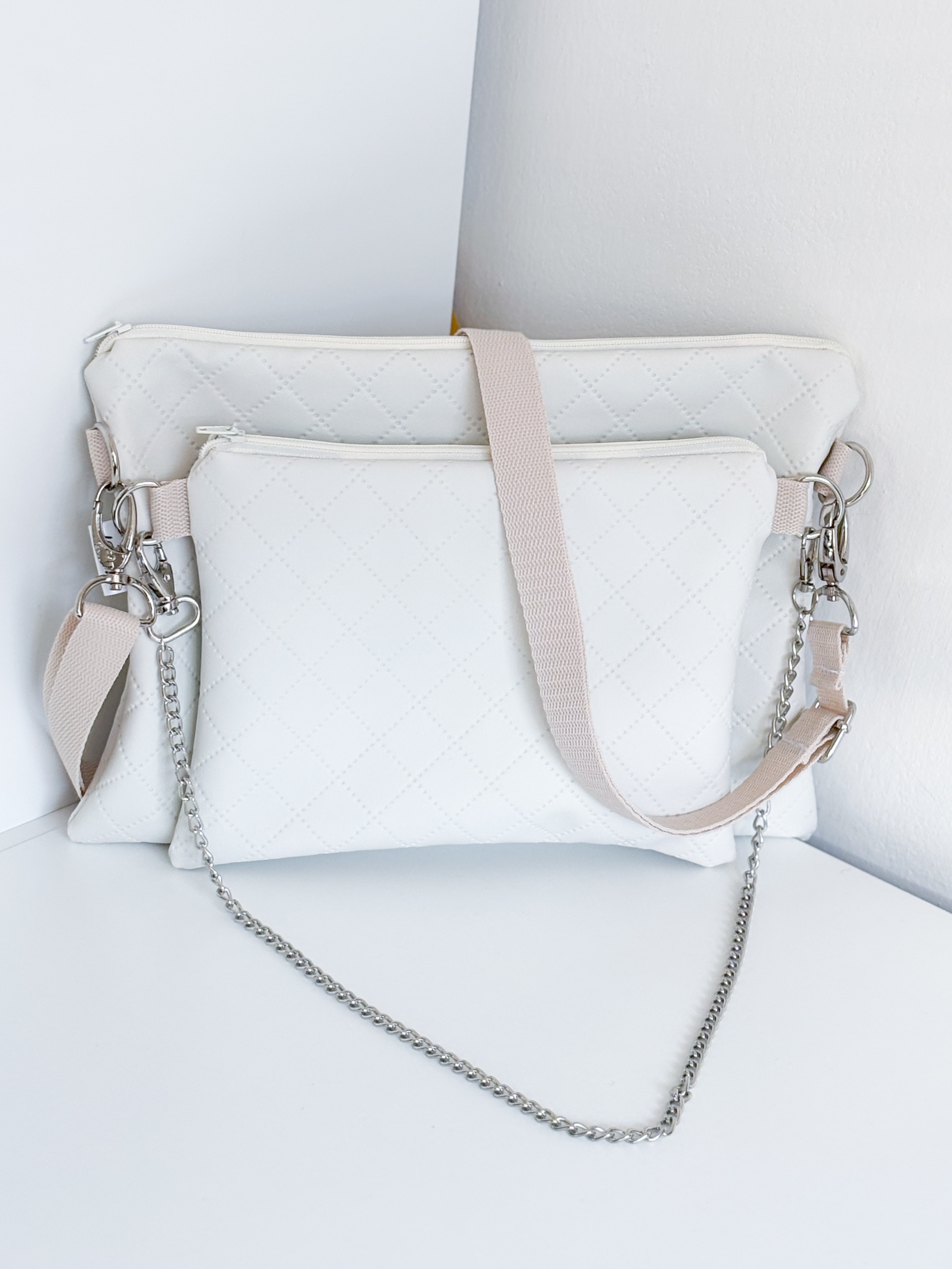 Crossbody DuoCharm (Creamy Luxe)