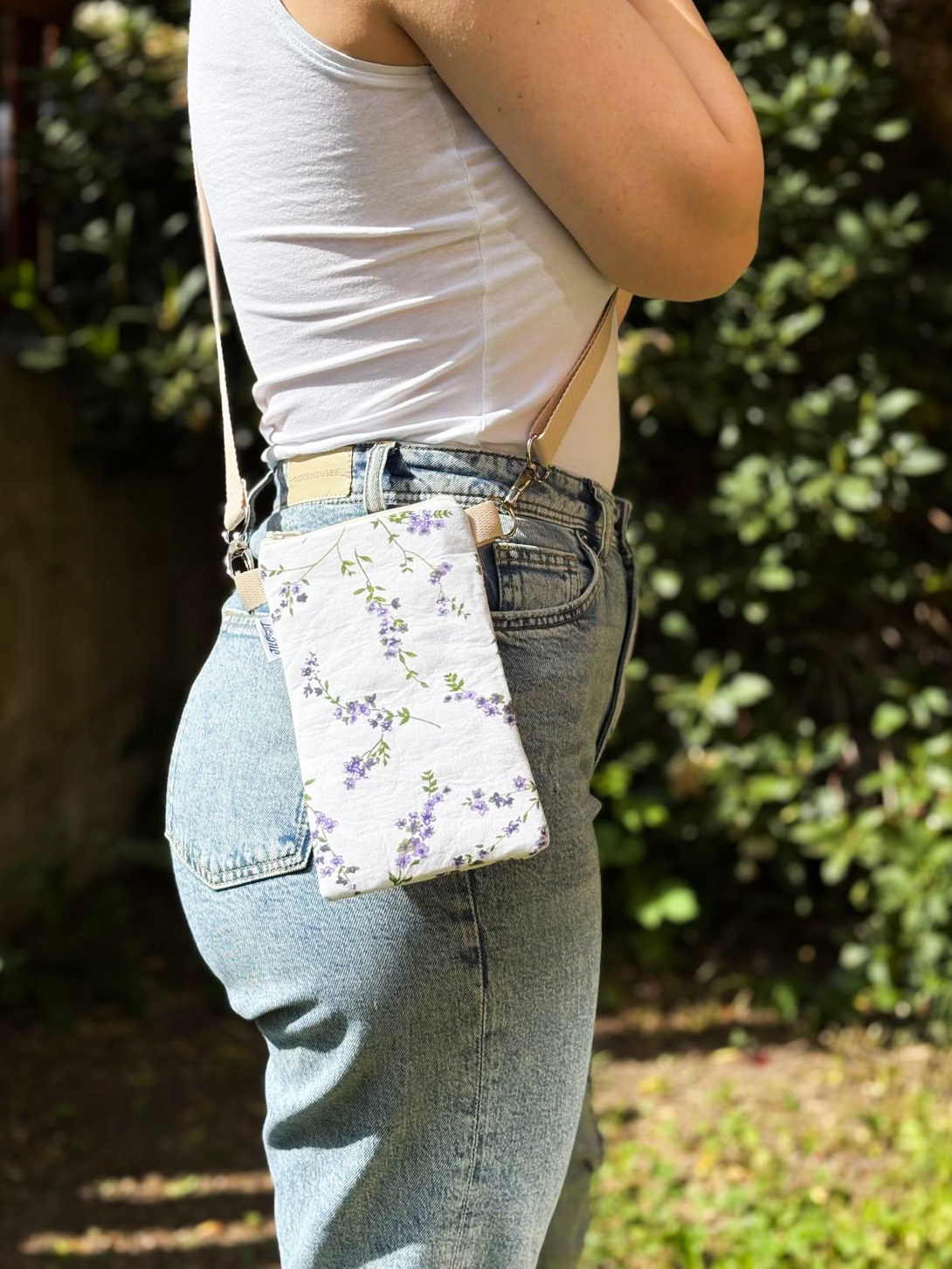 Crossbody na mobil (Levandule)