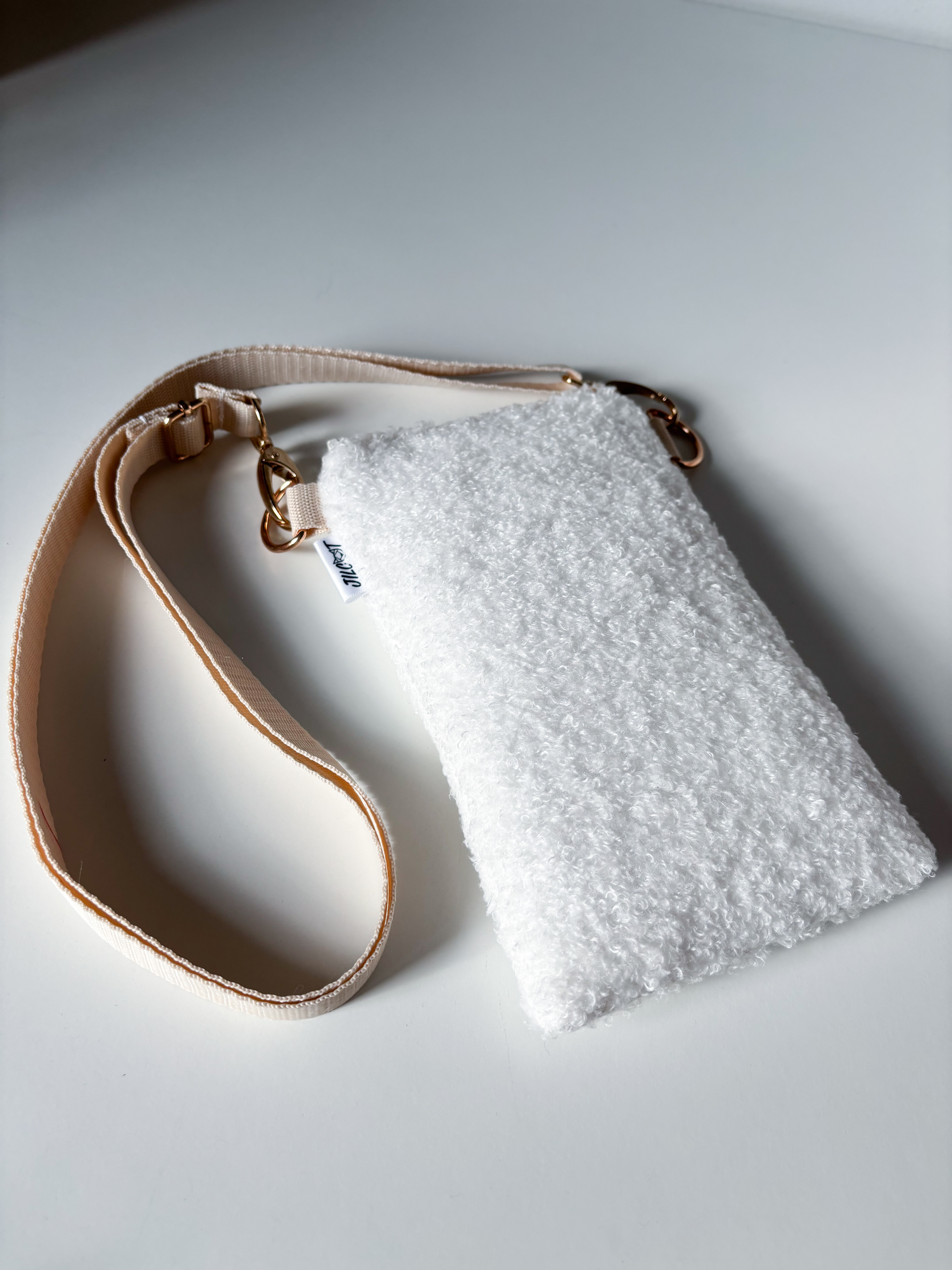 Teddy Crossbody na mobil (Bílá)