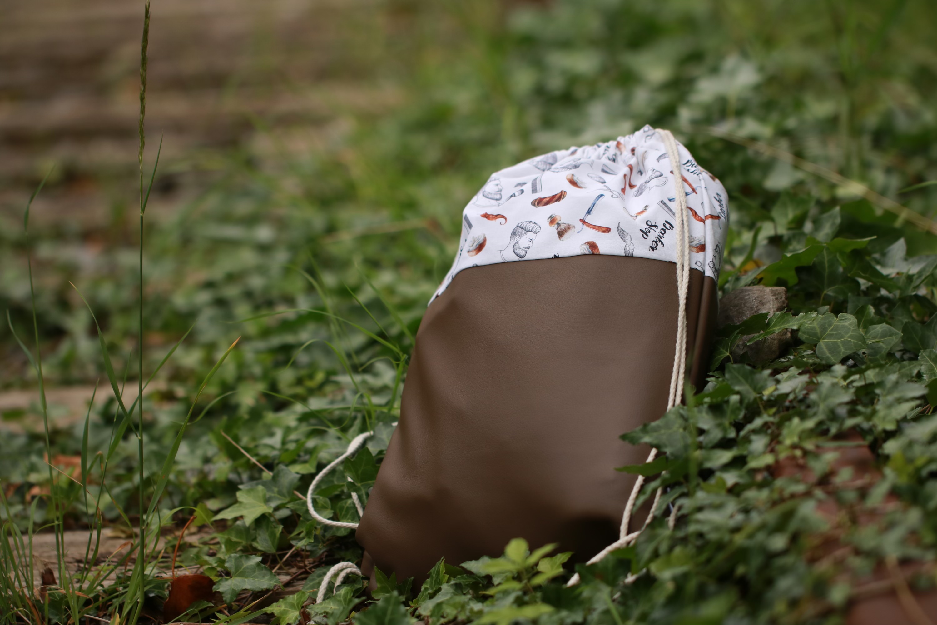 Jilcat sackpack (Barber + hnědá koženka)