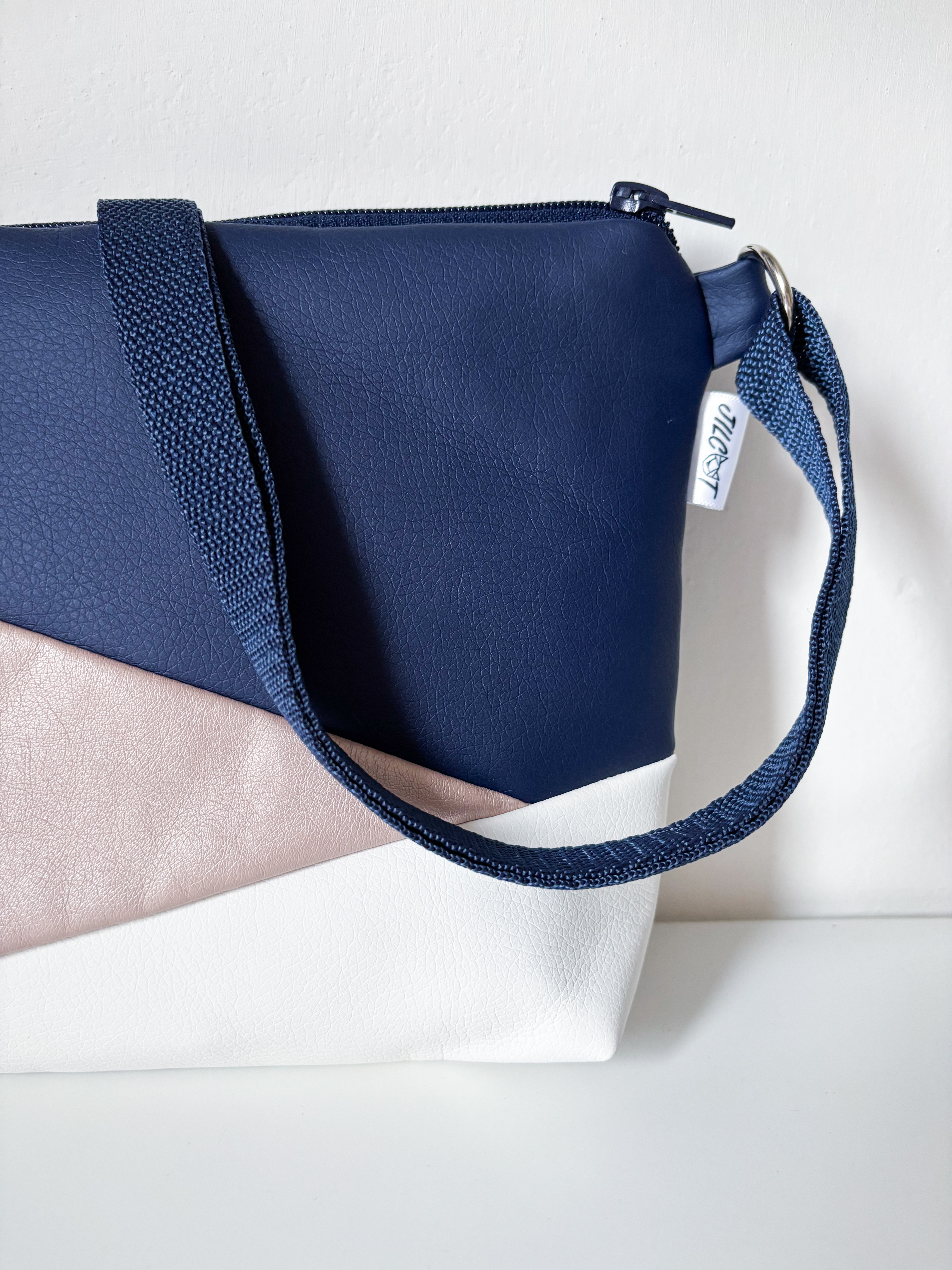 Crossbody Simplicity (Modrá, růžová, bílá)