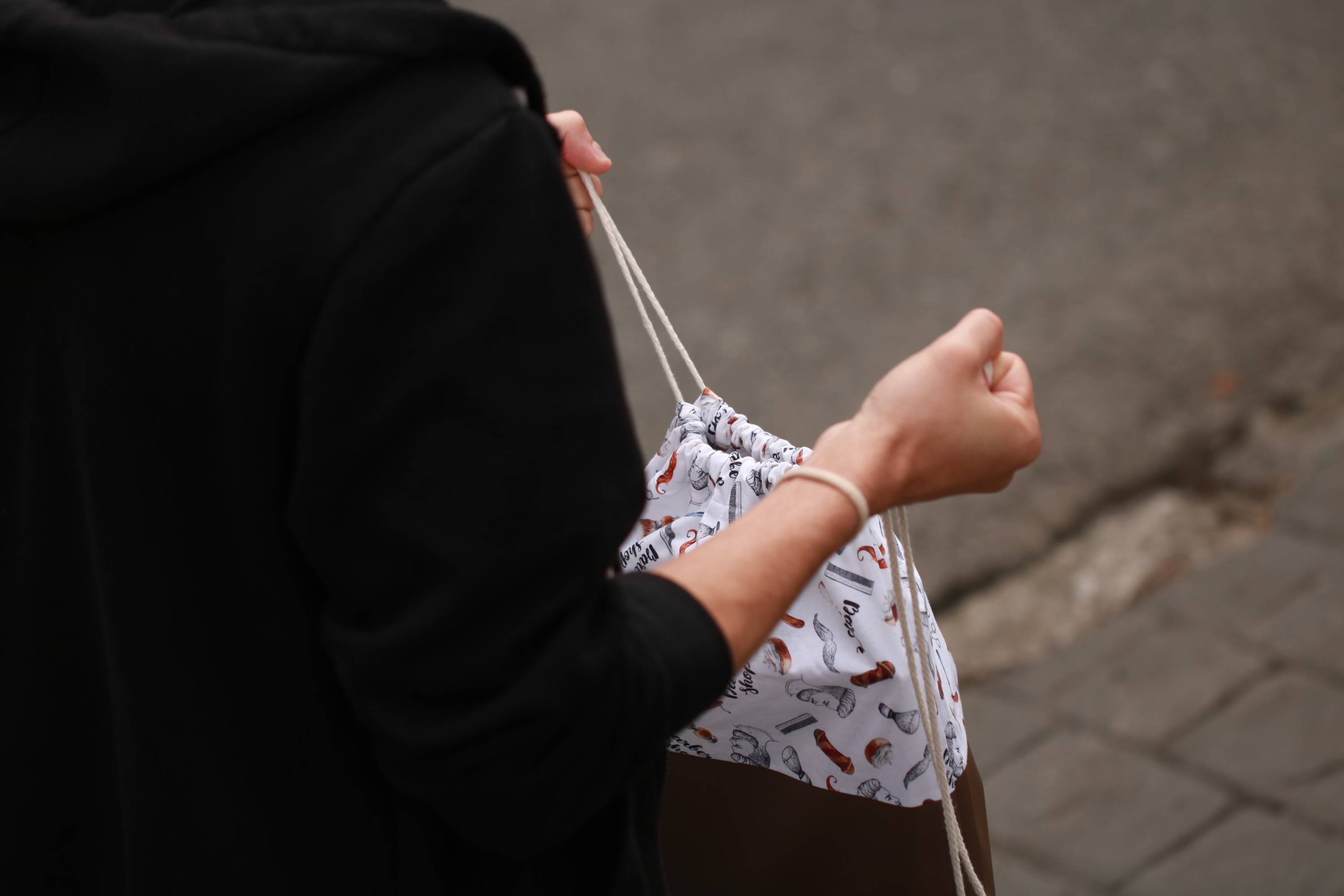 Jilcat sackpack (Barber + hnědá koženka)