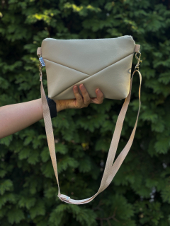 Crossbody Simplicity (Béžová skládaná)
