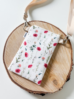 Crossbody na mobil (Vlčí máky)