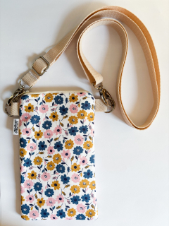 Crossbody na mobil (Barevné kvítí)