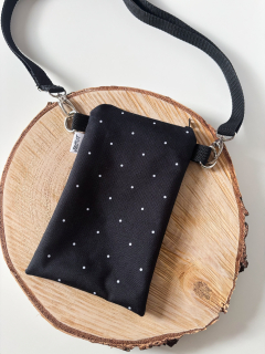 Crossbody na mobil (Puntíky a černý popruh)