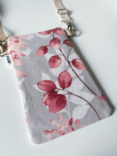 Crossbody na mobil (Růžové větvičky)