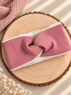 Jilcat čelenka s kožíškem starorůžová (dámská)