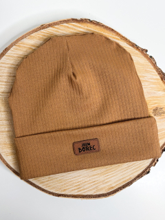 Čepička Jsem borec (Karamel široký úplet)