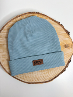 Čepička Mini boss (Šedomodrá)