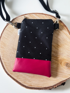 Crossbody na mobil (Puntík a Fuchsia)